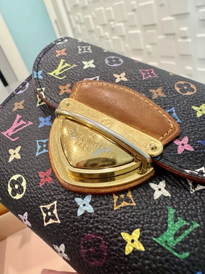 Louis Vuitton Monogram Multicolor Murakami Portefeuille Joy Rich Tri-fold Wallet - Image 2 of 4