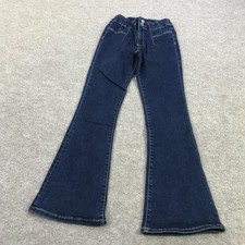 Lucky Brand Stevie High Rise Flare Jeans Womens 6/28 Blue Denim Sample