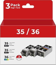 PGI-35 CLI-36 Ink Cartridges For TR150 TR160  35 36 Ink