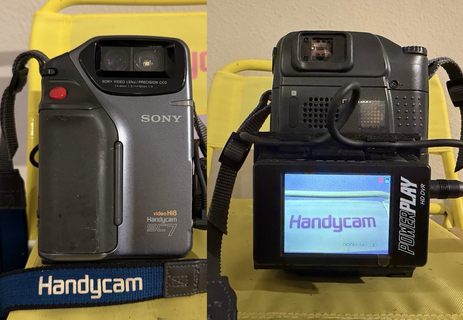 Sony Handycam CCD-SC7 Hi8 Camcorder Tapeless Setup Immersion PowerPlay TESTED ✅