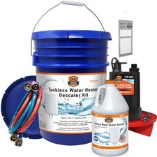Tankless Water Heater Flush Kit Pump Descaling Solution