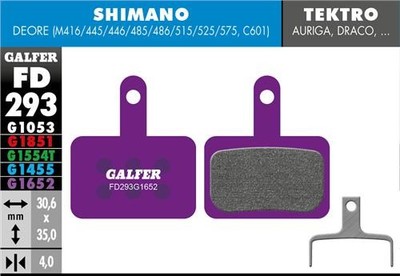 TRP Quadliem / Quadliem SL / Slate T4 E-Bike Compound Bremsbeläge