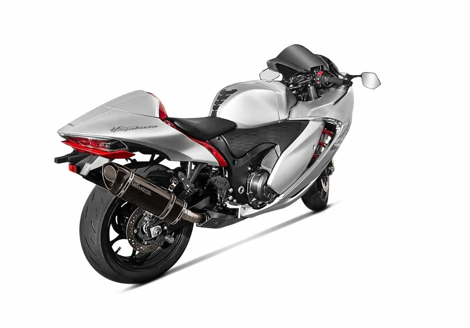 Échappement Pour Suzuki HAYABUSA GSX-1300R 2021-2026 GRmoto Carbone - Photo 1/4