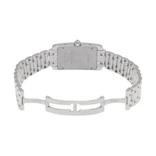 Cartier Tank Americaine SM WB7073L1 (2489) Silver Dial White Gold Quartz #W849 4