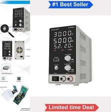 Adjustable DC Power Supply 30V 5A LED Display USB Bench Lab Test Repair
