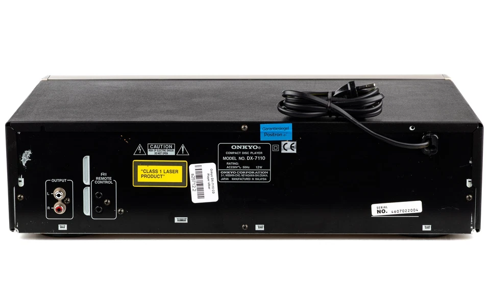 Onkyo DX-7110 CD Player silber / Digital Out / gewartet 1 Jahr Garantie [2] - Bild 4 von 4