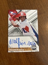 Malfrin Sosa 2019 Panini Elite Extra Auto #107 Dominican Prospect League Twins