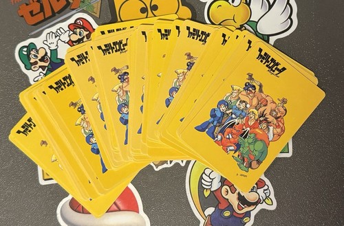 Capcom Playing Cards Famicom Magazine Rock Man Street Fighter 1993 Japan Import - Picture 2 of 14