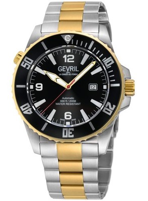 Canal Street Swiss Made SW200 two tone BGW9 luminescent indexes helium valve | B