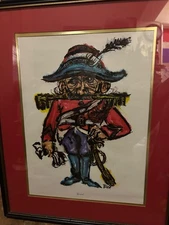 general printby bratt, frame by Franklin craft