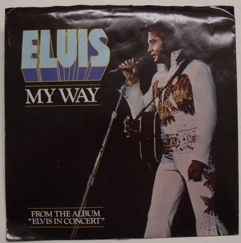 Elvis Presley - My Way - 1977 Picture Sleeve & 45