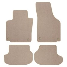 Velours Fußmatten für VW Golf VI Cabrio Bj. 2011 – 2016 Neu Automatten BEIGE LUX