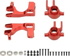 RCAWD Aluminum Caster Blocks c-hubs Steering Blocks for 1/10 Traxxas Slash R