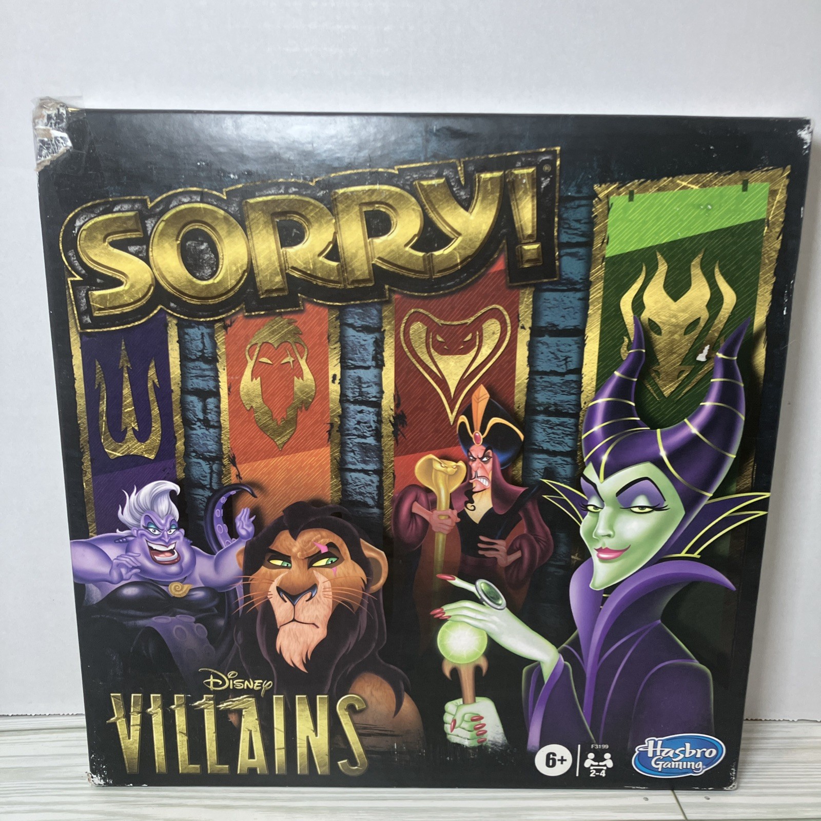 Disney Villains Edition Family Game Open Box