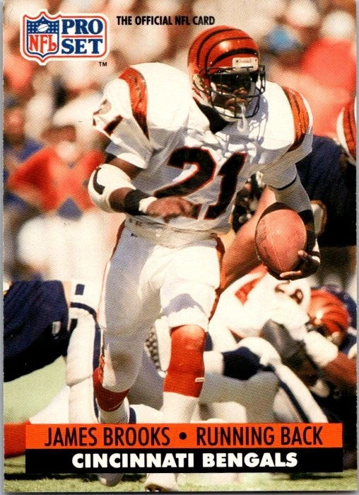 James Brooks Cincinnati Bengals Football Pro Set LP