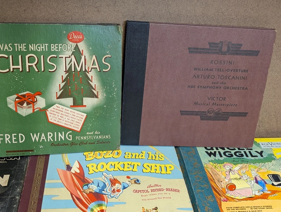 x14 Mixed LOT LP 78 RPM Box Sets Records Childrens Classical Jazz Big Band Vtg - Image 3 of 4