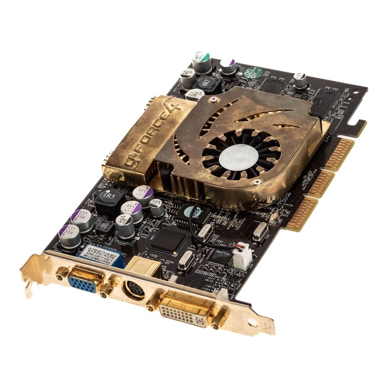 Graphic Card Chaintech Nvidia GEFORCE4 Ti 4200 A-GX21-A128FP-D64SB 128MB DDR AGP