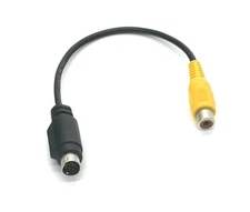 Video CARD Mini Din7 Standard to RCA Jack Adapter 7 Pin Composite