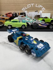 Vintage Aurora AFX G Plus Slot Car 6 Wheel Elf Tyrell Tested Strong!!!