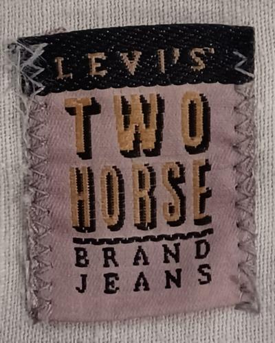 Vintage 80s Levis Two Horse Brand 549 Jeans Mens Size 34x33 Charcoal - Picture 5 of 5