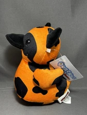 NEW Halloween Quackerz By Dandee Rubber Ducky Orange Cow Plush Toy “Bessie” NWT