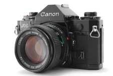 [Near MINT] Canon A-1 A1 SLR 35mm Film camera New FD 50mm f/1.4 Lens From JAPAN