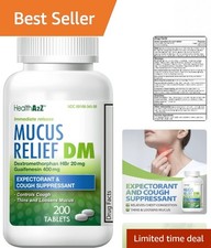 Mucus Relief DM - Fast-Acting Cough Relief with Dextromethorphan  Guaifenesin