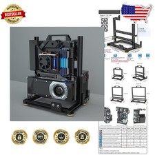 Sturdy Aluminum Open PC Chassis, ITX ATX EATX, DIY Motherboard Case, Max Cooling