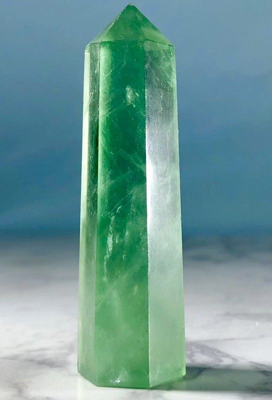 RARE GREEN EXCEPTIONAL GLASSY GEMY FLUORITE  COLORFUL CRYSTAL GEMSTONE +freebies