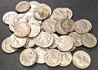 Lot of (39) Buffalo Nickels ~ 1930's Good Clean Legible Dates ~ ONLY 40 cents ea