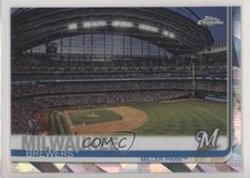2019 Topps Chrome Sapphire Edition American Family Field Milwaukee Brewers 4c9