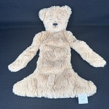 Slumberkins Tan Bear Lovey 15" Plush Stuffed Animal Baby Toy Blanket