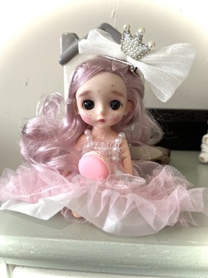 Bemalte Bjd/ob11 Typ Puppe, Künstlerpuppe, handbemalte Sommersprossen Augenbrauen errötet 