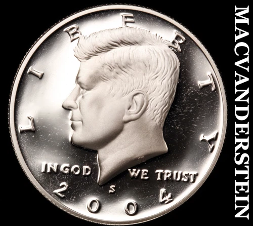2004-S Kennedy Half Dollar- Silver  Lustrous Choice Gem Proof  #i6273