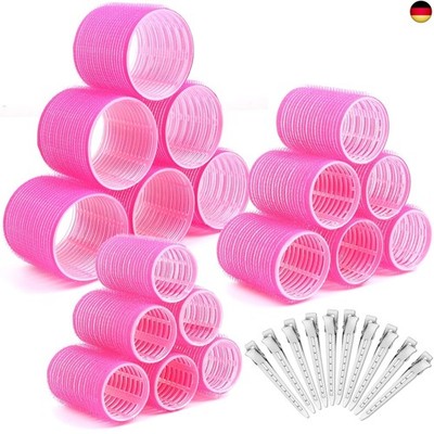 Lockenwickler locken Set,Selizo 28 Stücke Hitzefreie Jumbo Groß Kleine L