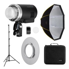 Flashpoint XPLOR 300 Pro TTL R2 Battery-Powered Monolight Kit with Glow EZ Octa