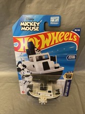 2024 Hot Wheels HW Screen Time 10/10 Disney Mickey Mouse Steamboat Diecast Toy
