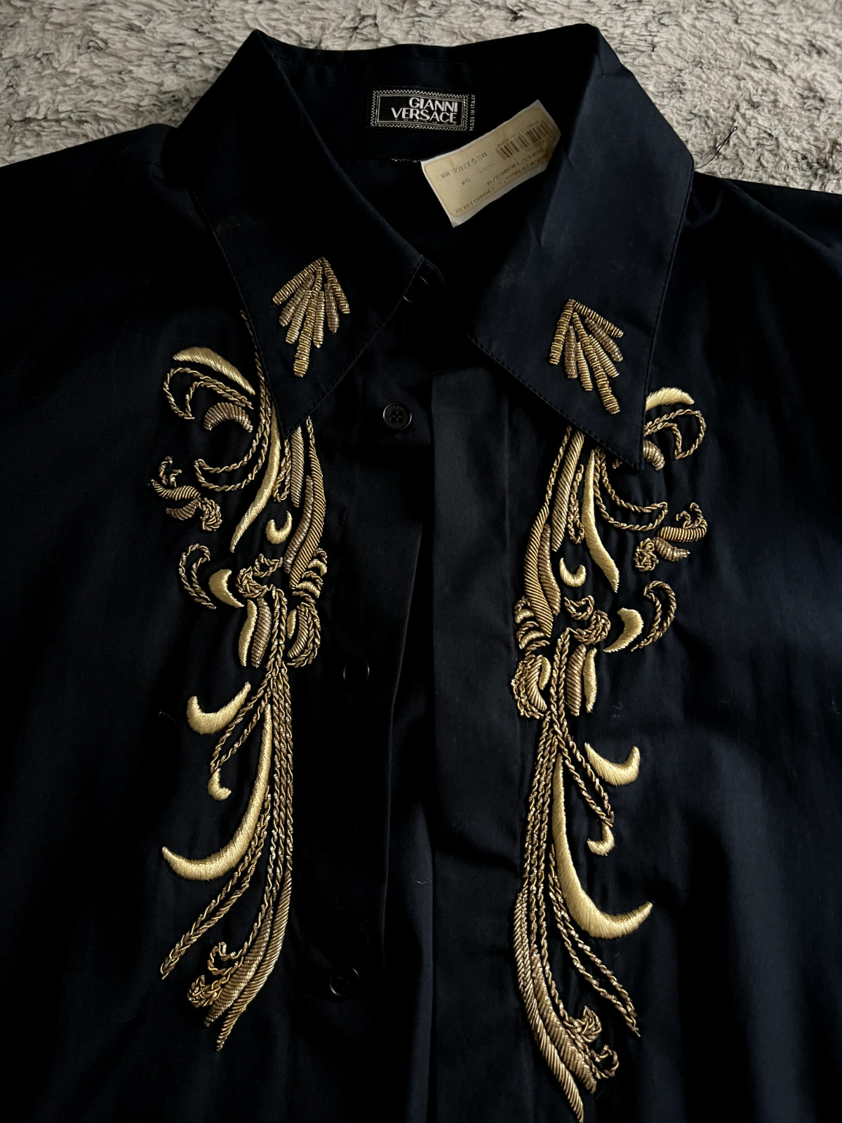 Authentic vintage Versace dress shirt owned/worm by Sir E.J. image 2