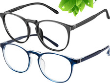 Blue Light Blocking Glasses Women/Men,Retro round anti Eyestrain Computer Gaming