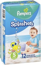 Small Pampers Splashers Swim Diapers Disposable Swim Pants