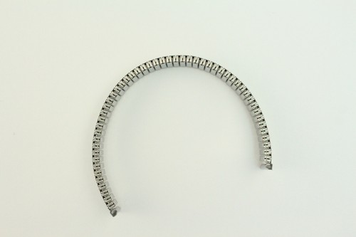 Hochwertiges Zugband-Flexband 12mm Uhrenarmband Edelstahlband - Bild 3 von 5