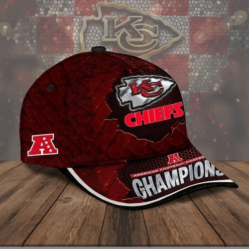 Kansas Chiefs Classic Cap, Kansas Chiefs Champions Football, Game Day Football Cap