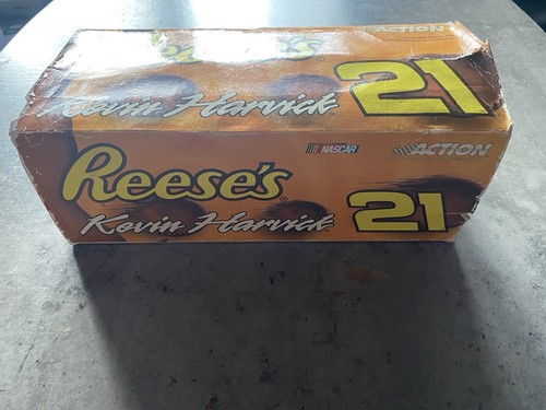 2004 Action KEVIN HARVICK #21 Reeses 1:24 Nascar Chevy Diecast - Picture 7 of 8