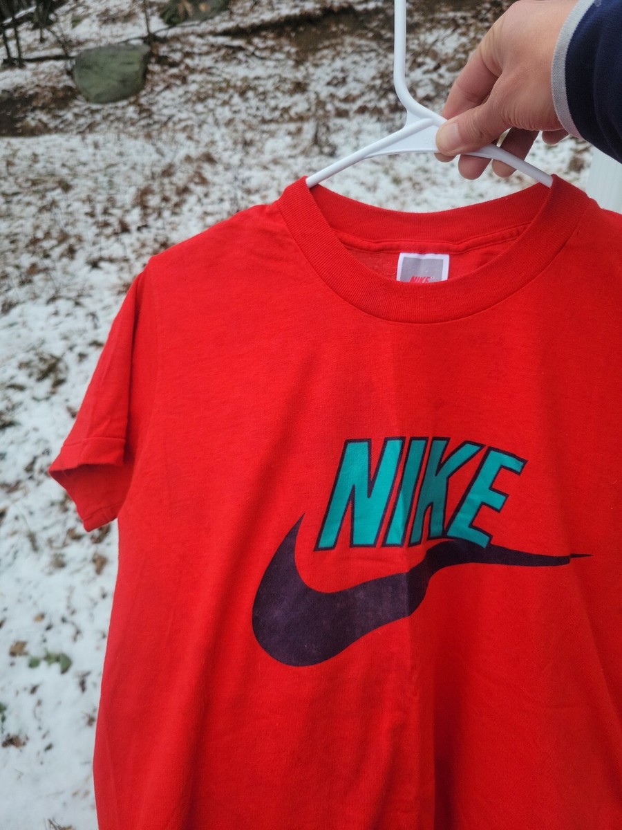 トップス vintage made in USA NIKE smeat cw Vintage 80's-90s Nike Embroidered Swoosh V-Neck T-Shirt