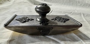 Antique Pewter Ink Blotter