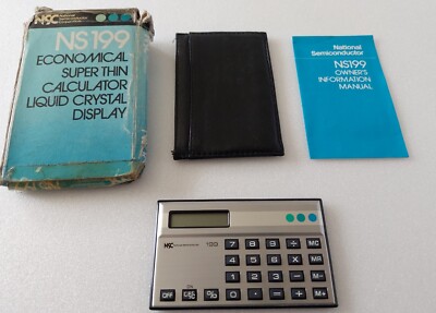 Vintage National Semiconductor Corporation Taschenrechner Retro Sammler Selten 12