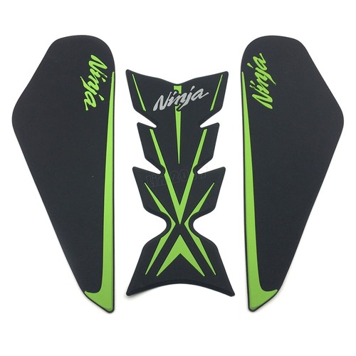 Protector de almohadilla de gas para tanque nuevo 3 piezas apto para Kawasaki Ninja 400/EX400 2017-2021 - Imagen 9 de 10