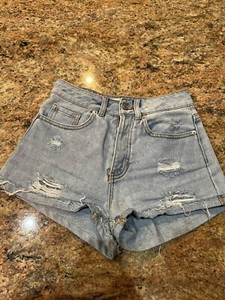 Brandy Melville denim shorts 23 Ripped/Distressed