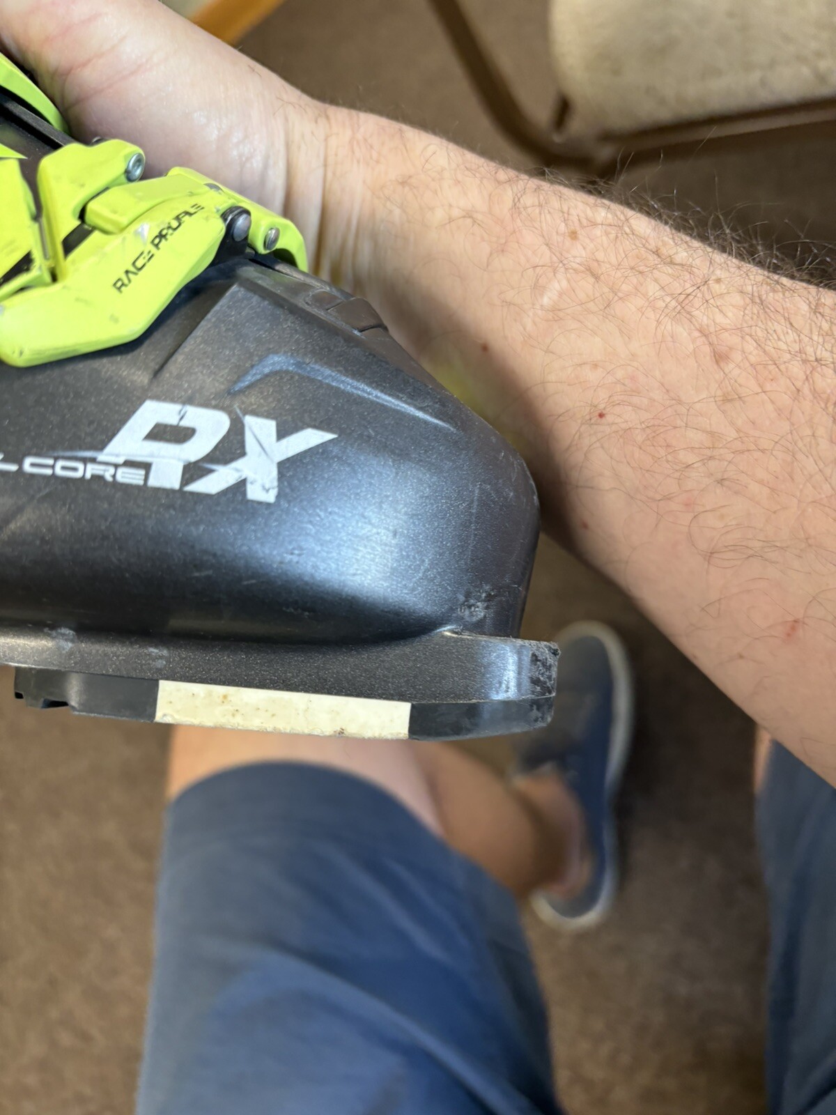 SALOMON Stivali da sci LLANGE RX 130 LV taglia 26 5 8 5 da uomo Alpine 97 solo ultima conchiglia