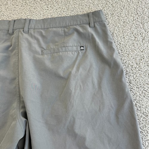 Travis Mathew Shorts Mens 40 Gray 10" Chino Golf Stretch Performance Athletic - Picture 10 of 12